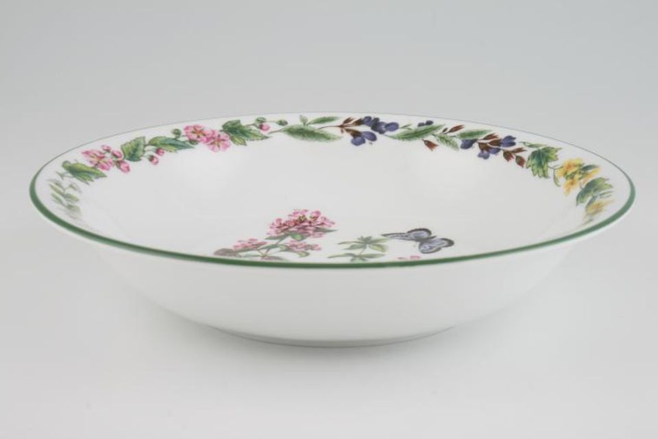 Royal Worcester Worcester Herbs Bowl Made abroad 8 1/8"