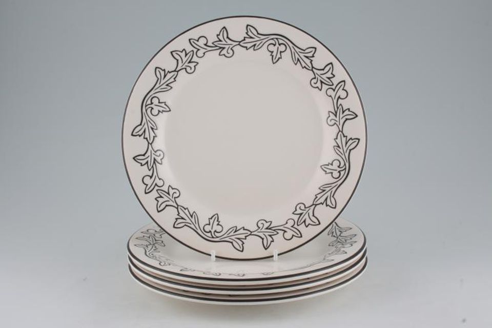 Hornsea Acanthus Dessert / Salad Plate - Set of 4 8 1/2"