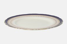 Royal Worcester Regency - Blue - Cream China Breakfast / Lunch Plate 9" thumb 2