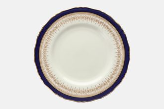 Royal Worcester Regency - Blue - Cream China Breakfast / Lunch Plate 9"
