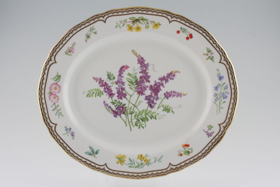 Royal Worcester Sandringham - Floral Oval Platter 13 1/4"