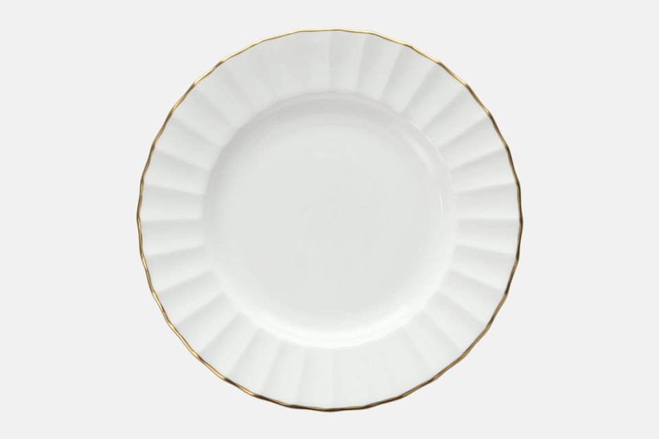 Royal Worcester Strathmore - White - Fluted Tea / Side Plate 6"