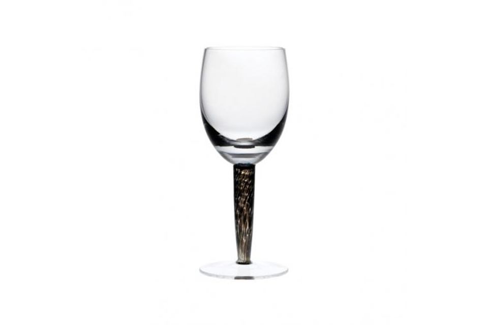 Denby Jet Glass Goblet Black - Large Goblet - 0.3ltr