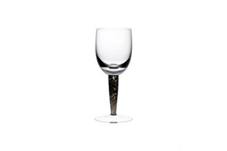 Denby Jet Glass Goblet Black - Small Goblet - 0.2ltr