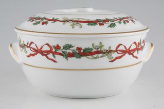 Royal Worcester Holly Ribbons Casserole Dish + Lid 1 3/4pt