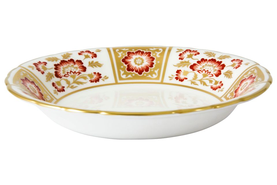 Royal Crown Derby Derby Panel - Red Soup / Cereal Bowl 6 1/2"