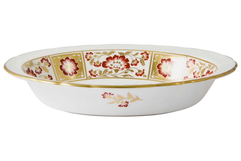 Royal Crown Derby Derby Panel - Red Vegetable Dish (Open)