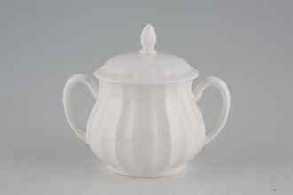 Royal Worcester Warmstry - White Sugar Bowl - Lidded (Coffee)