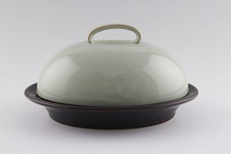 Denby Energy Butter Dish + Lid Oval - Celadon Lid/Charcoal base