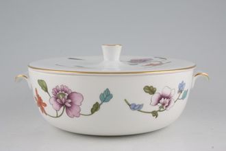 Royal Worcester Astley - Gold Edge Casserole Dish + Lid Handled rather than earred 2 1/2pt