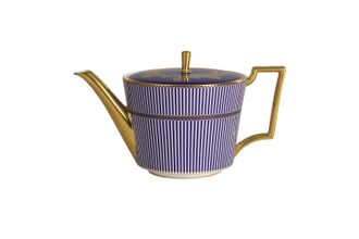 Wedgwood Anthemion Blue Teapot