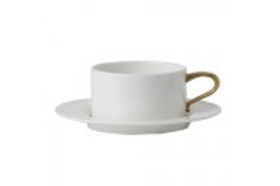 Wedgwood Pure Gold Tea Saucer For Low Teacup