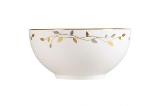Vera Wang for Wedgwood Gilded Leaf Soup / Cereal Bowl 6"