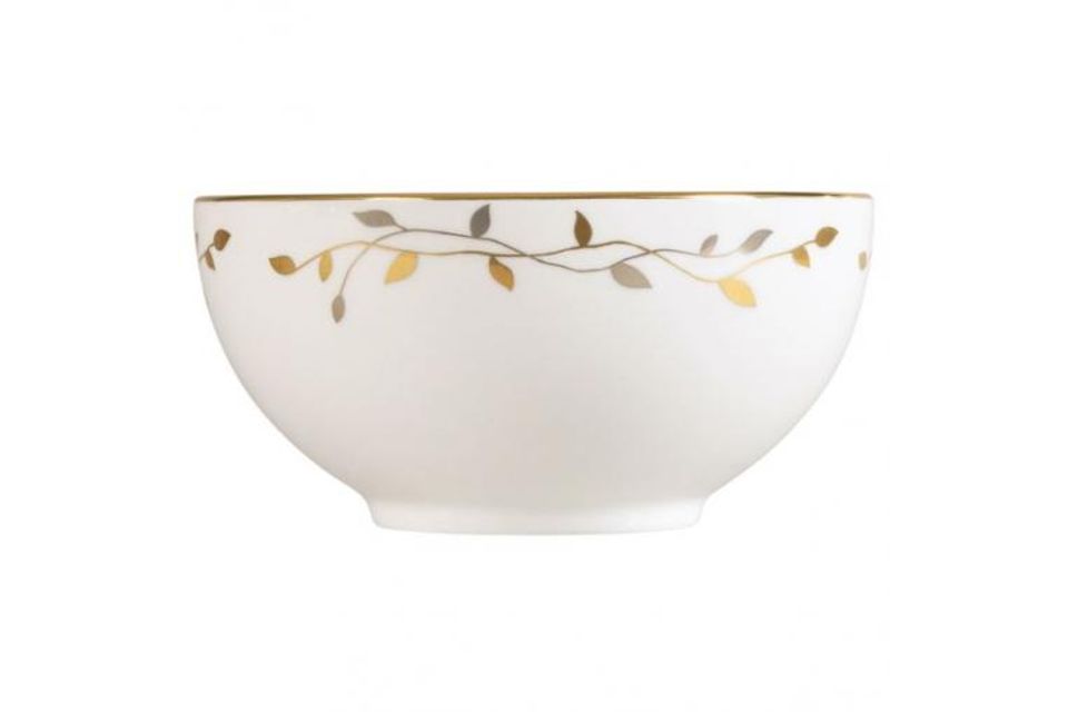 Vera Wang for Wedgwood Gilded Leaf Soup / Cereal Bowl 6"