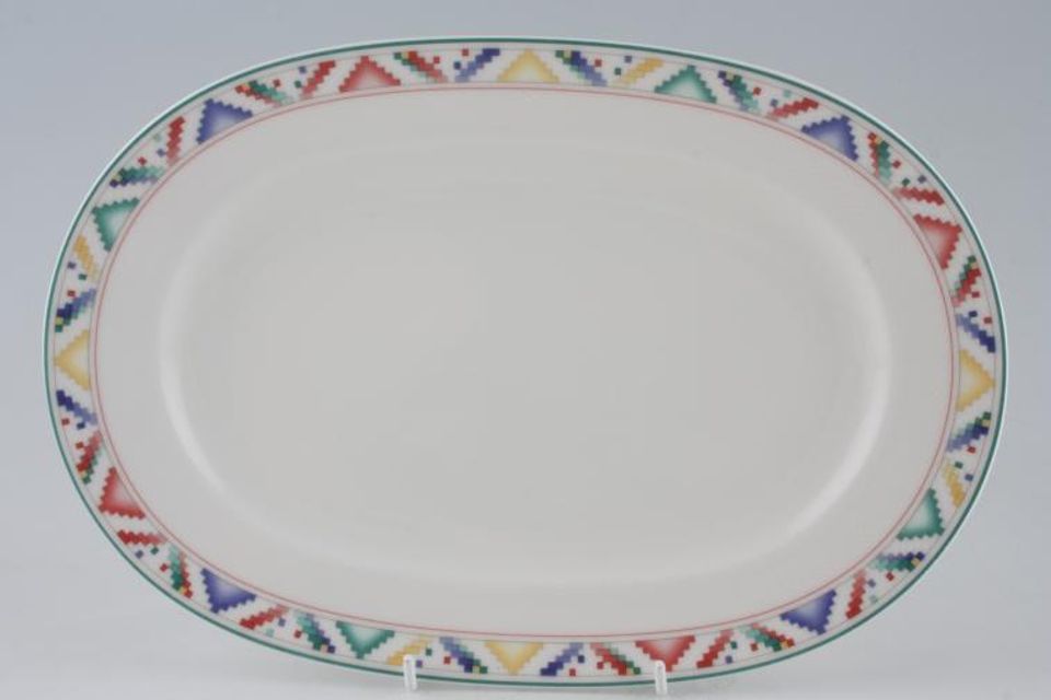 Villeroy & Boch Indian Look Oval Platter 11 1/2"