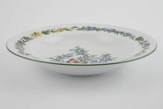 Royal Worcester Worcester Herbs Rimmed Bowl Made abroad 9"