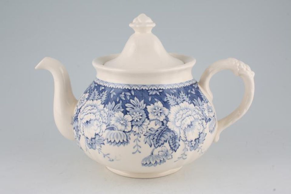 Masons Blue and White Teapot 2 1/4pt