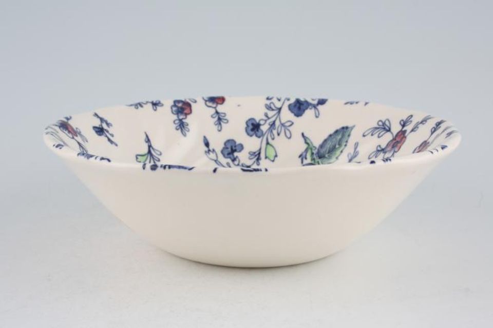Johnson Brothers Rose Chintz - Blue Soup / Cereal Bowl 6"