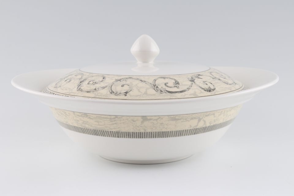 Johnson Brothers Acanthus - Cream Vegetable Tureen with Lid