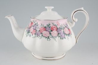 Royal Albert Rose Garland Teapot Plain Lid 2pt