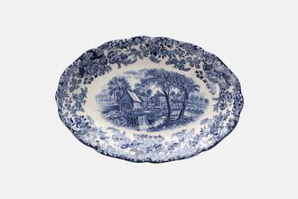 Johnson Brothers Mill Stream - Blue Sauce Boat Stand