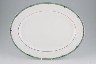 Wedgwood Jade Oval Platter 15 1/2"