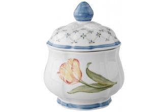 Villeroy & Boch Flower Dream Sugar Bowl - Lidded (Tea) 6 3/4"