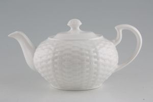 Aynsley Basketweave - White Teapot