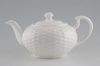Aynsley Basketweave - White Teapot 2pt