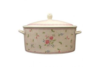 Johnson Brothers Pink Damask Soup Tureen + Lid