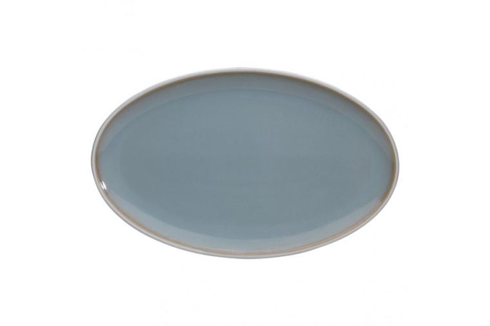 Denby Mist Oval Platter 15 3/4"