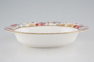 Royal Worcester Chinese Garden Vegetable Dish (Open) Rimmed 10 1/2"