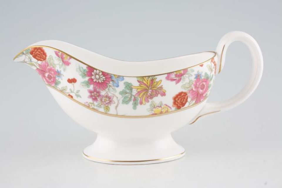 Royal Worcester Chinese Garden Sauce Boat