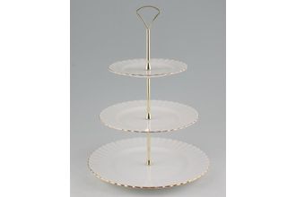 Sell Royal Albert Val D'Or Cake Stand 3 Tier - 10 1/2 , 8 1/4" , 6 1/4"