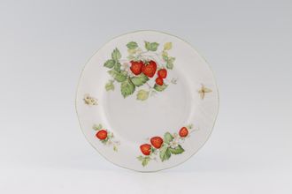 Sell Queens Virginia Strawberry - Green Edge - Swirl Embossed Tea / Side Plate 6 1/4"