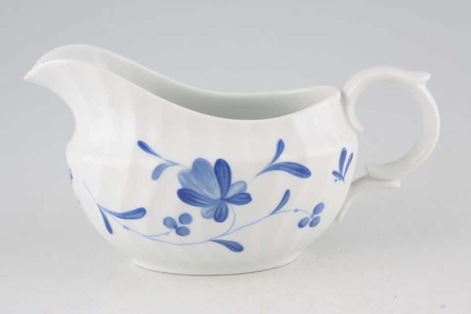 Royal Worcester Blue Bow Sauce Boat