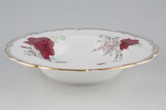 Sell Royal Stafford Roses To Remember - Red Rimmed Bowl 7 1/2"