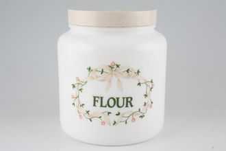 Johnson Brothers Eternal Beau Storage Jar + Lid Flour - Pyrex, Round, Screw Top Lid 6"