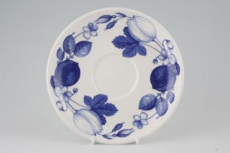 Portmeirion Harvest Blue Breakfast Saucer For Romantic Shape Cup 6 3/4"