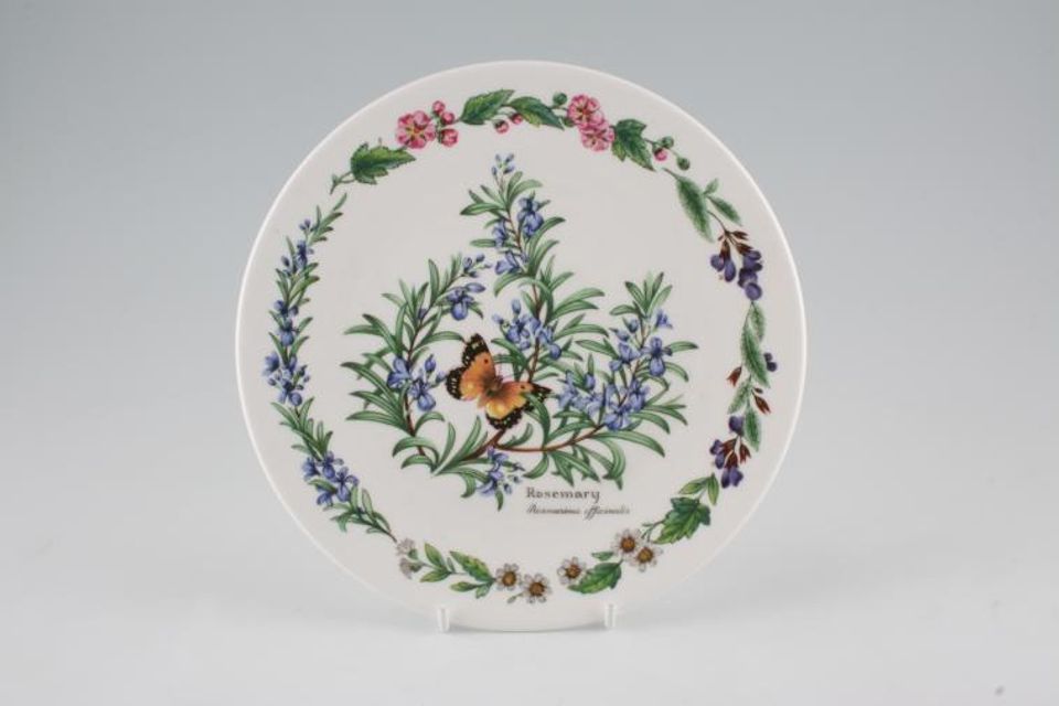 Royal Worcester Worcester Herbs Wall Plate Rosemary - Not for food use Limited Edition No 432B 7 3/8"