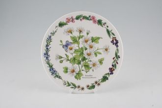 Royal Worcester Worcester Herbs Wall Plate Feverfew - Not for food use 7 3/8"