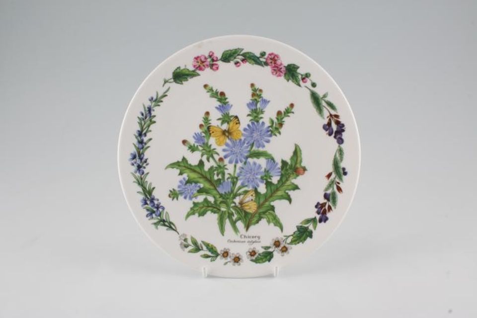 Royal Worcester Worcester Herbs Wall Plate Chicory - Not for food use 7 3/8"