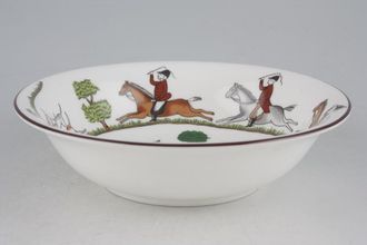 Sell Coalport Hunting Scene Soup / Cereal Bowl 6"