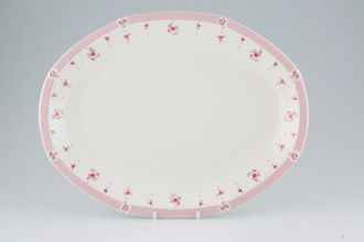 Royal Doulton Calico Red Oval Platter 13 1/2"