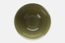 Susie Cooper Raised Spot - Dark Green Sugar Bowl - Open (Coffee) 3 5/8" thumb 2