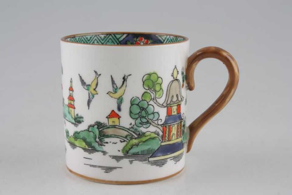 Crown Staffordshire Chinese Willow Coffee/Espresso Can 2 1/8" x 2 1/4"