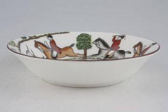 Sell Crown Staffordshire Hunting Scene Fruit Saucer 5"