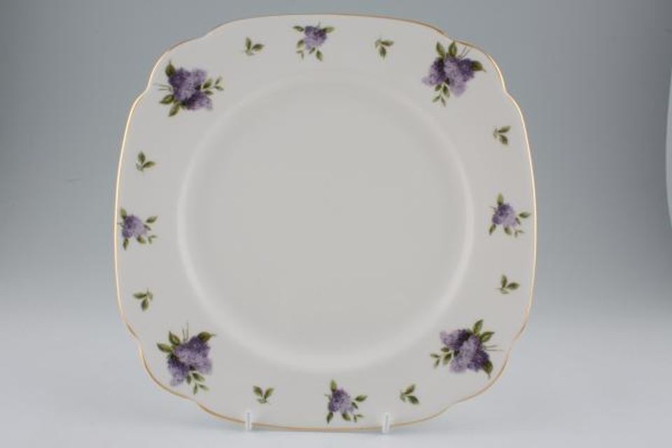 Royal Albert Lilac Lane Breakfast / Lunch Plate Square 9 3/4"