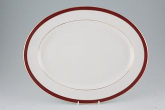 Duchess Warwick - Red Oval Platter 13 1/2"