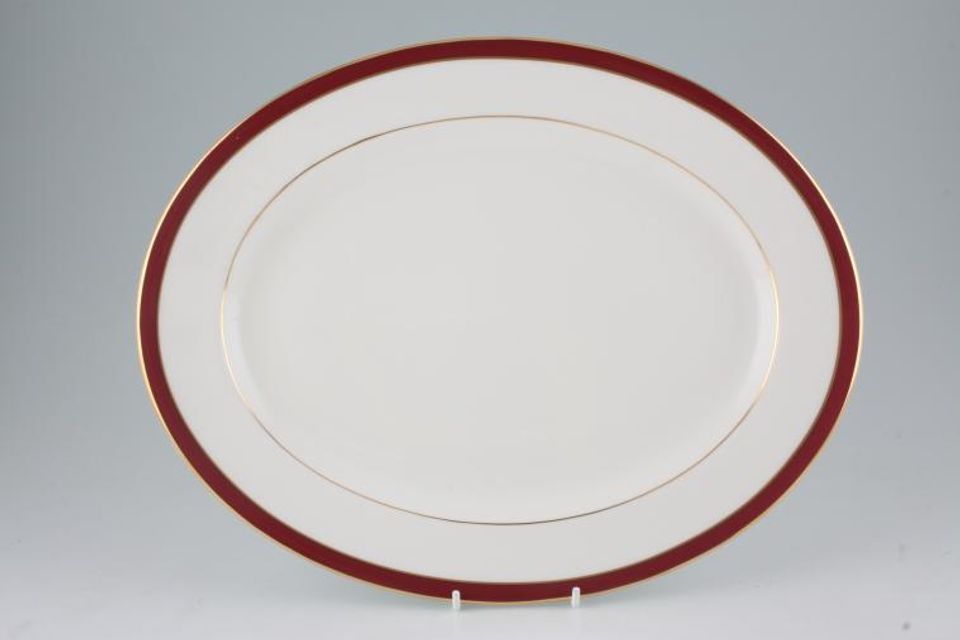Duchess Warwick - Red Oval Platter 13 1/2"